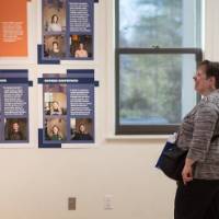 Community members at Contemporary Stories of Saugatuck